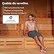 Liebenstein® Premium Saunakilt Herren mit Knöpfen - aus feinster Baumwolle - ideale Passform für EIN rutschfestes Sauna Erlebnis – Saunahandtuch Herren flauschig & weich
