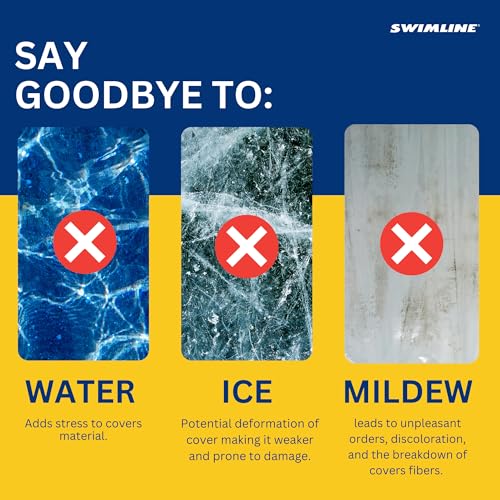 SWIMLINE HYDROTOOLS ORIGINAL Submersible Pool Cover Water Siphon Pump Automatic Removal For Above Ground Swimming Pools, Covers, & Hot Tubs Winterizing Kit |Non Electric Drain Hose Cover Saver 5436 by Swimline - Image 3