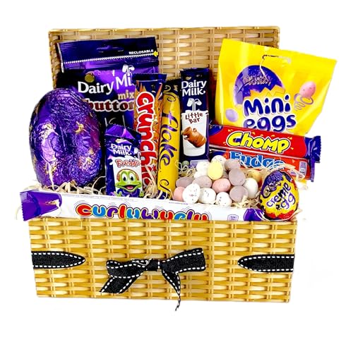 Easter Chocolate Hamper including a large variety of Treats in a Keep safe Presentation Box…Mini Eggs