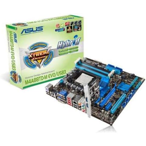 Asus M4A88TD-M EVO Mainboard Sockel AMD AM3 DDR3 Speicher Micro ATX Cover