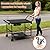 Lezbanz Pizza Oven Table with Topping Station, Outdoor Pizza Oven Cart, Grill Cart Table for Blackstone Griddle, Pizza Prep Station with Storage & Seasoning Tray, for Ninja, Cuisinart, Gozney