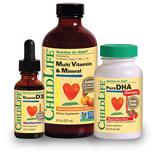 ChildLife Daily Maintenance Kit | Vitamin Supplement for Infants, Baby, Toddlers, Kids