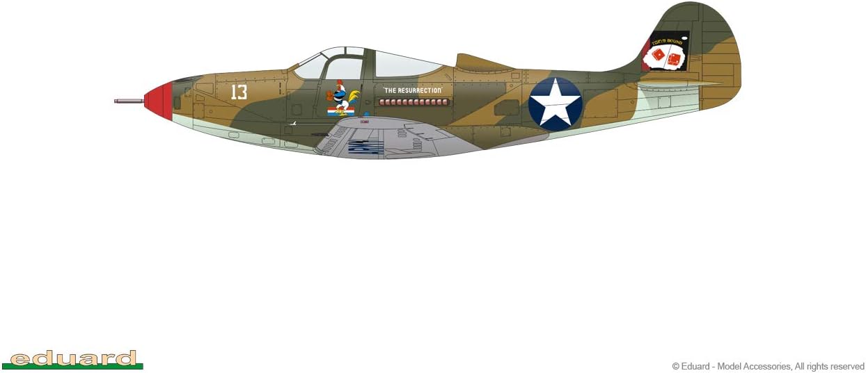 Eduard EDK8092 1:48 Profipack-P-400 Model Kit, Various