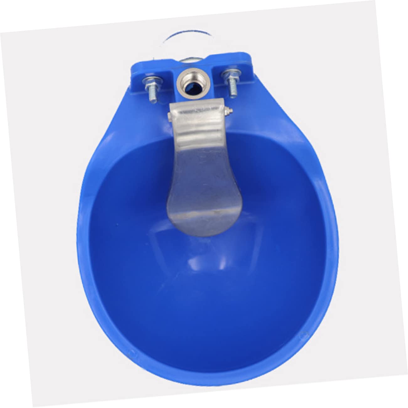 Abbeveratoio Automatico in Plastica Blu per Bovini, Facile da Usare | Grande Formato, Livello Dell’acqua Stabile, Lavabile, per Uso in Fattoria, Tipo Vasca