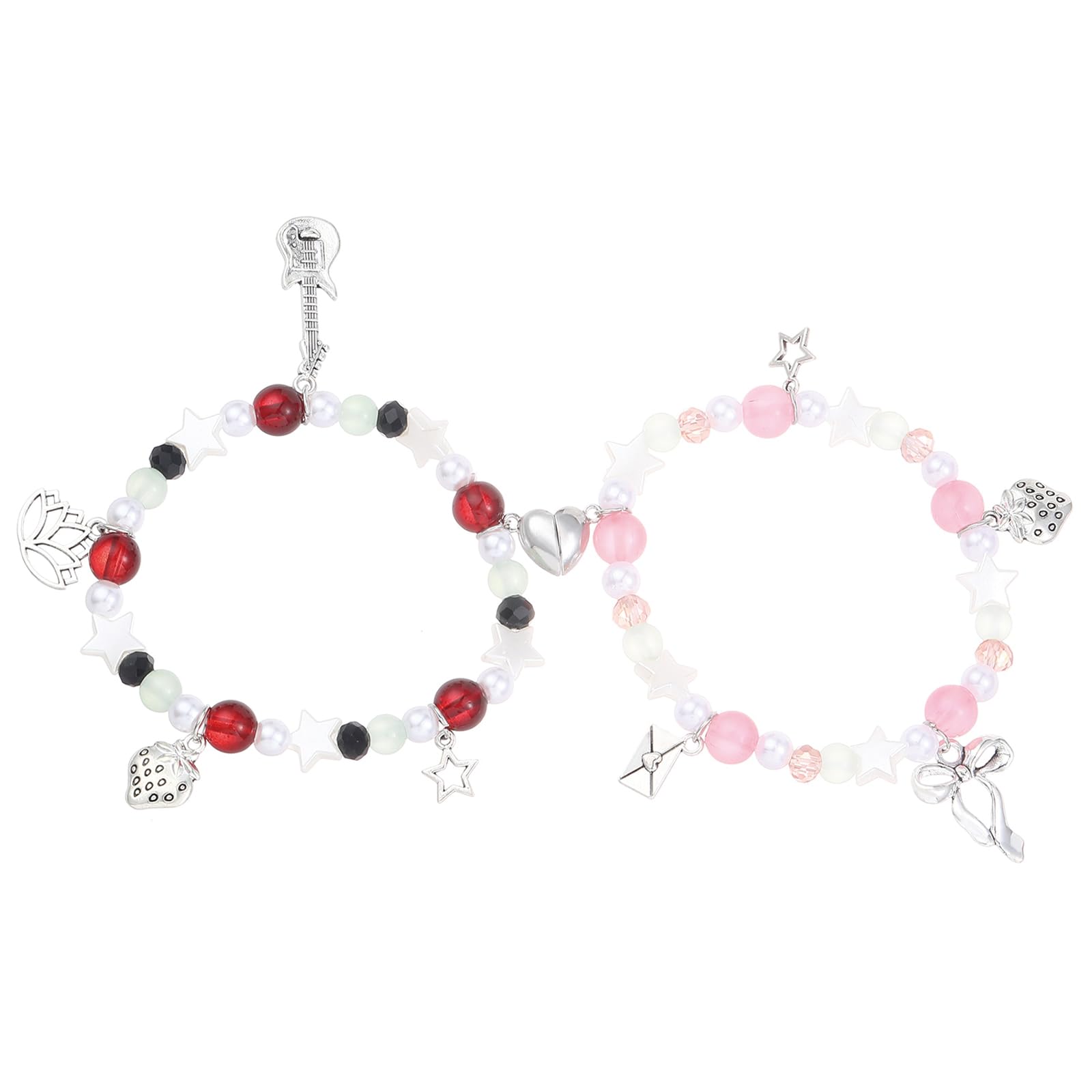 XLMCWT Nana Bracelets Anime Bracelets Kawaii Y2k BFF Friendship Charm Bracelets
