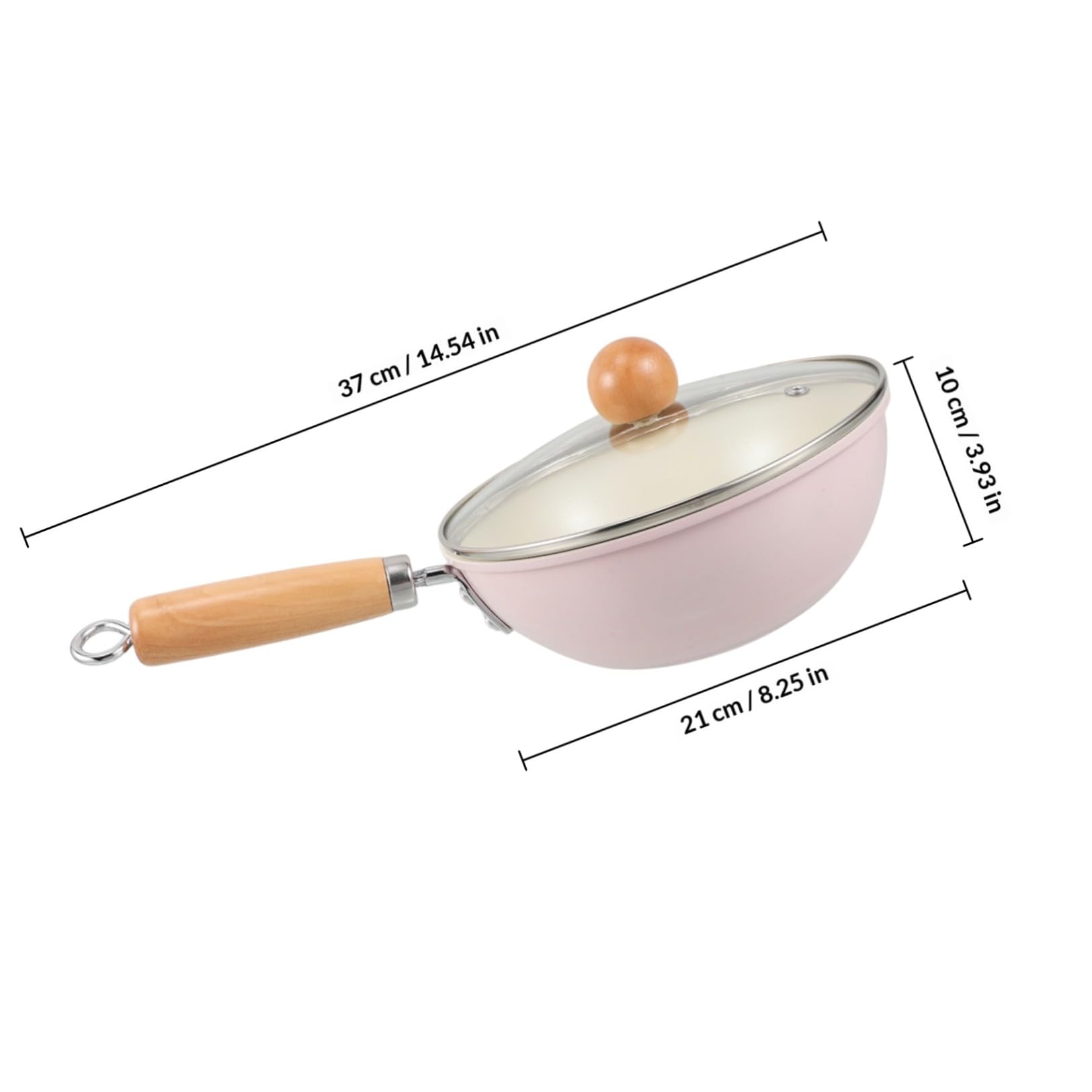 Sartén Pequeña Antiadherente de Hierro para Cocina de Inducción con Mango Resistente y Superficie Duradera Adecuado para Comidas Familiares en Estufa