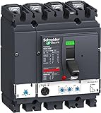 Frecuencia de red: 50/60 Hz Schneider Electric LV430781 NSX160F Compact Automático Interruptor Disjuntor, Micrologic 2.2, 100A, 4 Polos, 4D, 86mm x 140mm x 161mm