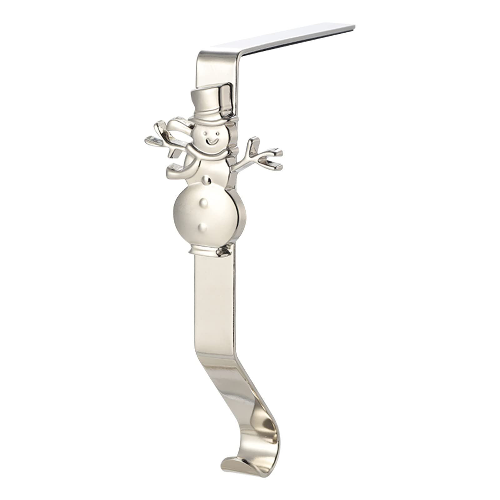 Christmas Stocking Holders for Mantel-Xmas Decorations Sale Metal Christmas Stocking Hooks Fireplace Hanger with Non-Skid Design for Xmas New Year Decoration