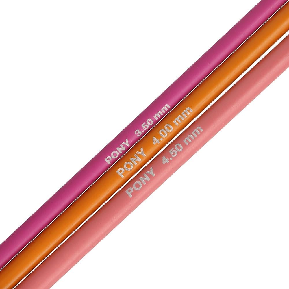Pony Colour Double Pointed Needle Set 20cm 3.50-4.50mm