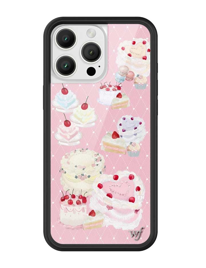 Image of Wildflower Cases - Compatible with iPhone 16 Pro Max | Protective Bumper, 6.5ft Drop Test Certified, Women Owned Small Business | Sweet Cakes