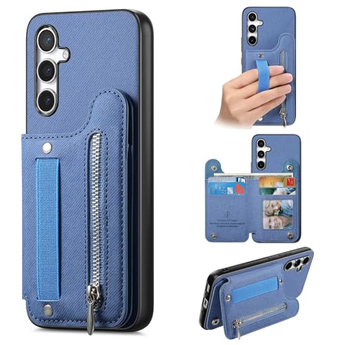 Étui Portefeuille Samsung Galaxy A05 Bleu : Ne Perdez Plus Vos Cartes et Évitez les Chutes