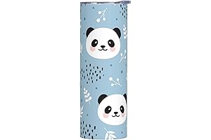 Panda-tic Travel Companion: Insulated Tumbler for Sip-sip Success