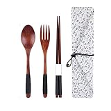 Multiusos: la cuchara de madera se utiliza para mezclar, condimentar, comer, servir, cocinar, etc. Es muy adecuado para comer cereales, arroz, comida coreana o comida japonesa, agitar sopa caliente, café, incluso si permaneces en la sopa caliente, no quemará la boca.