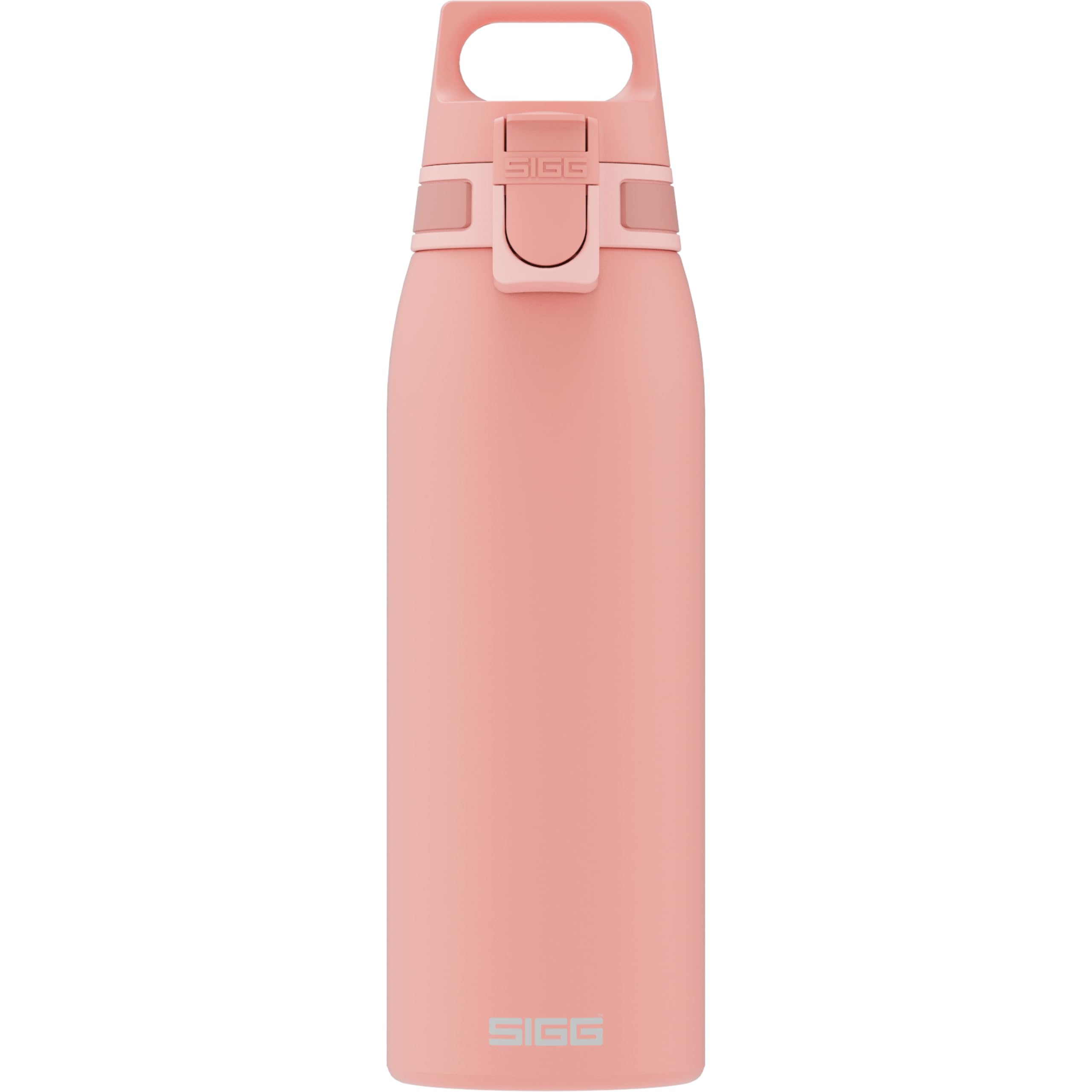 Sigg Shield One Shy Pink Drinkfles  1 0 L  Lekvrije En Lekvrije Drinkfles  Duurzame Drinkfles Van Roestvrij Staal Met One Top