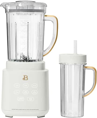 Beautiful PowerExact Blender, PrecisionSense™ Tech, 3 Speeds, 4 Presets, 50oz