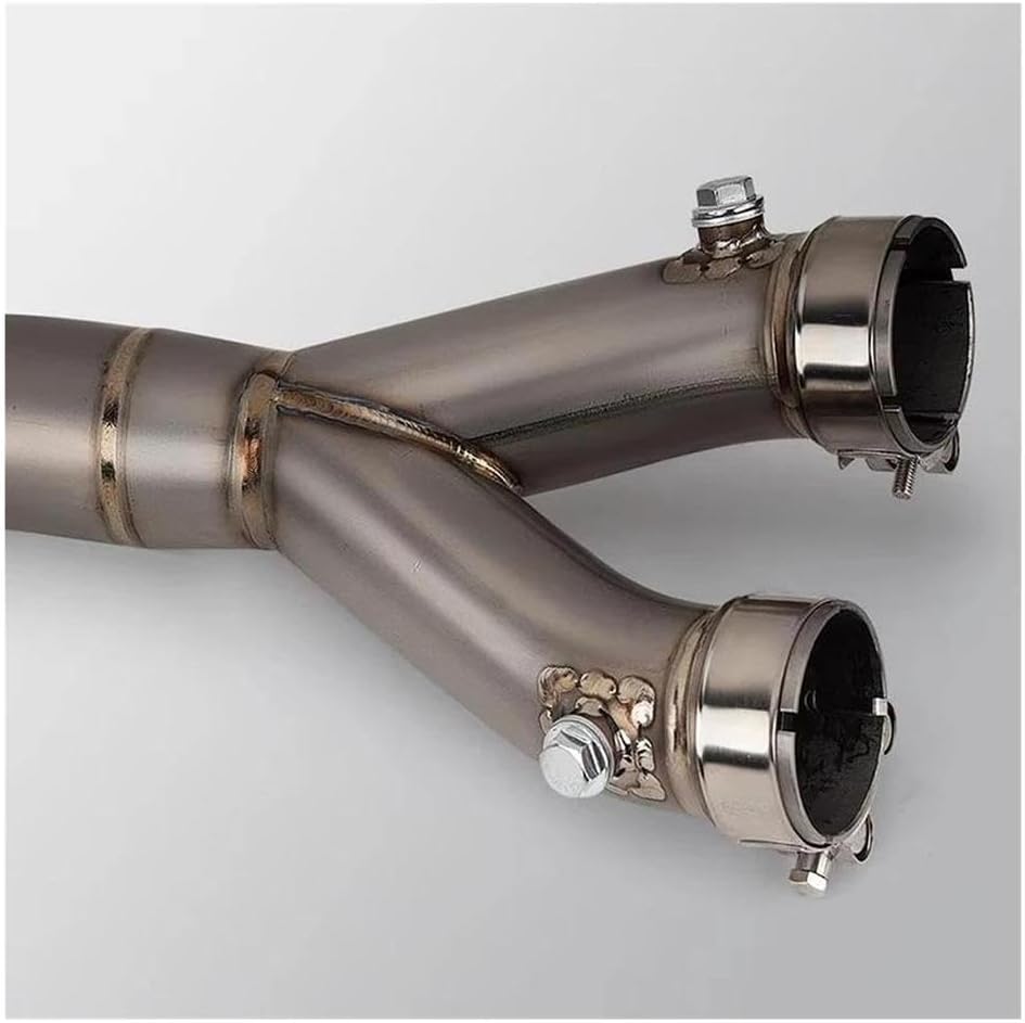 Spare Parts Slip On For Yamaha YZF R1 R1M MT10 2015-2024 Motorcycle Exhaust Modify Racing Line Titanium Alloy Middle Pipe Connect