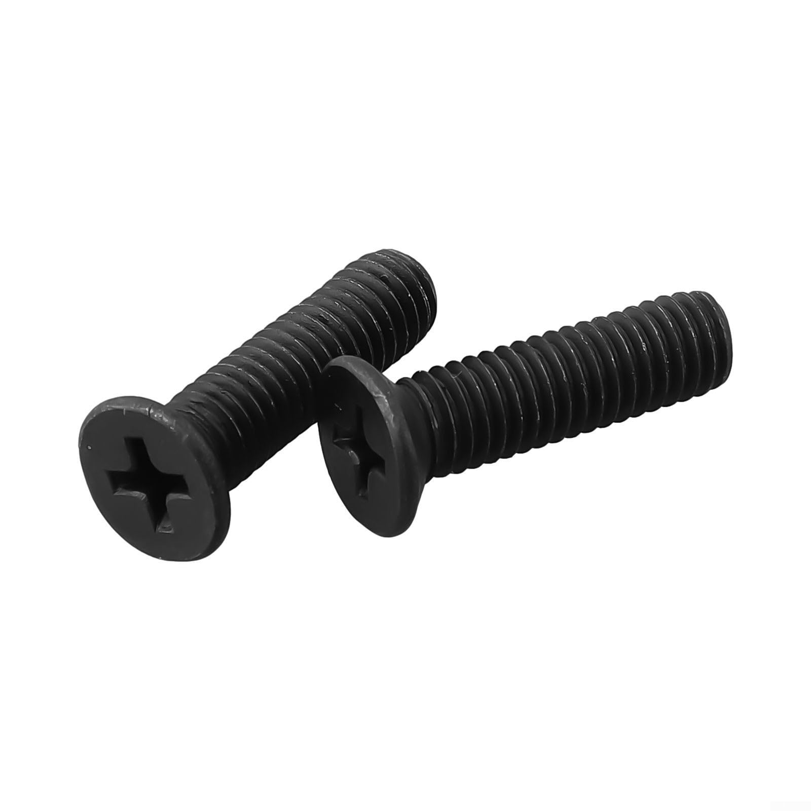 Honseadek 6 viti di ricambio per mandrino per trapano, 22 mm, filettatura sinistra, in metallo, per utensili elettrici (M6 x 22 mm)