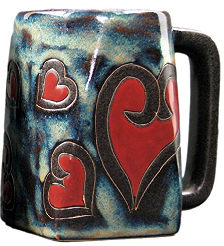 Taza de café cuadrada 12 onzas colección Mara Stoneware miniatura 2