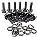 LSX Header Bolts for LS1 LQ4 LQ9 LS9 4.8 5.3 6.0 6.2L Grade 10.9 Silverado Tahoe (Iron)