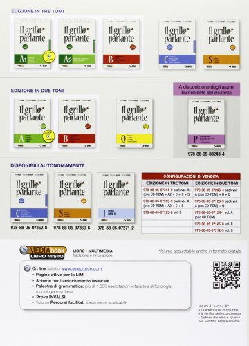 Il grillo parlante. Vol. A1-A2-C-S. con prove