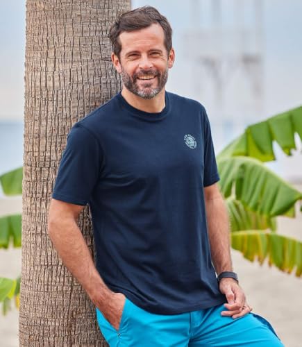 ATLAS FOR MEN Lot Tee Shirt Homme - Lot de 7 T-Shirts à Manches Courtes avec Col Rond - Disponible en Grandes Tailles du M au 5XL – vue 4