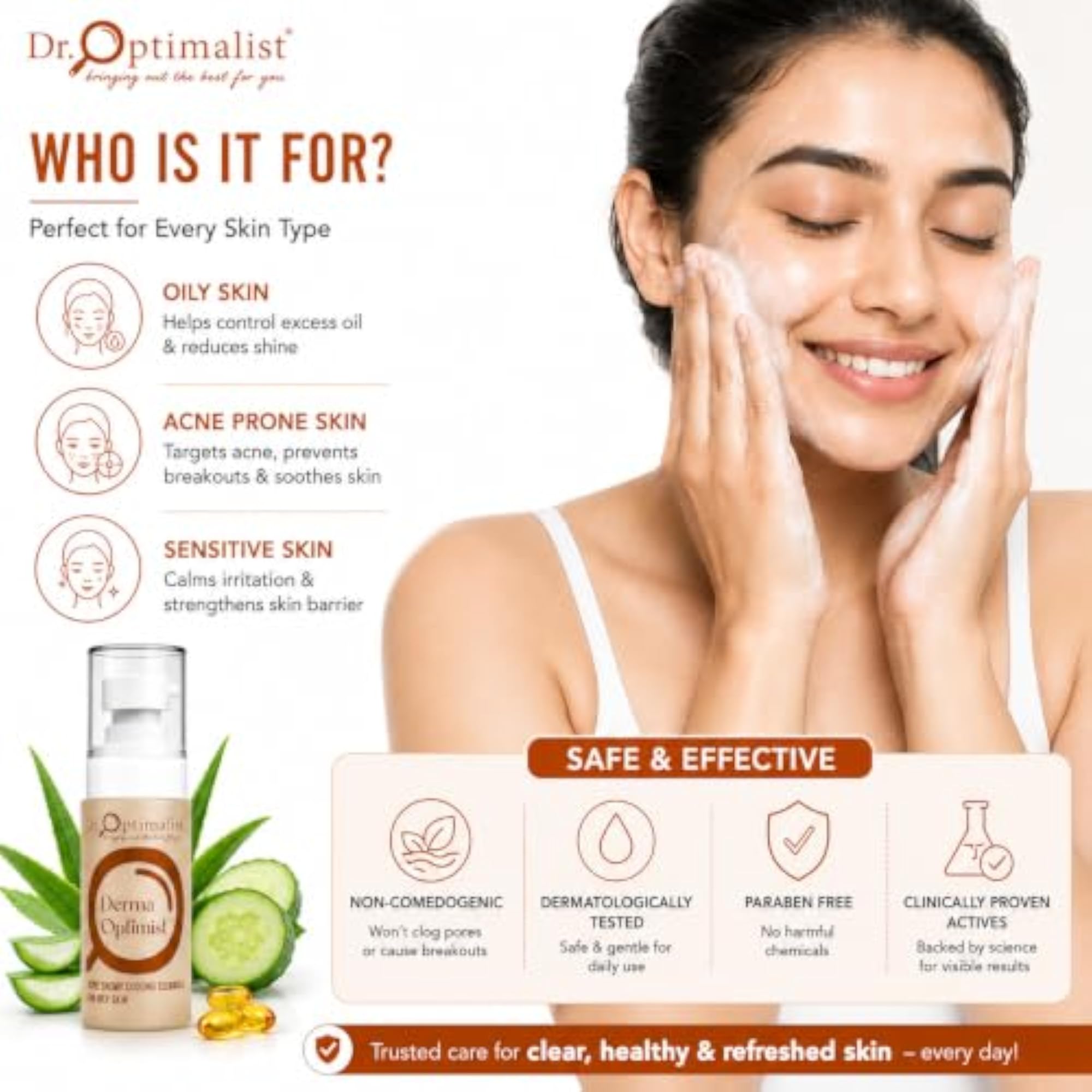 Oil Control Cleanser for Acne-Prone Skin, Face Wash