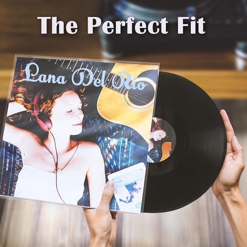 Miniatura 3 de Claev Outer Record Sleeves for Album Covers - 50 Clear Plastic Outer Sleeves to Protect 12" LP Vinyl Record Albums - 12.75 x 12.75 inch & 3 mil