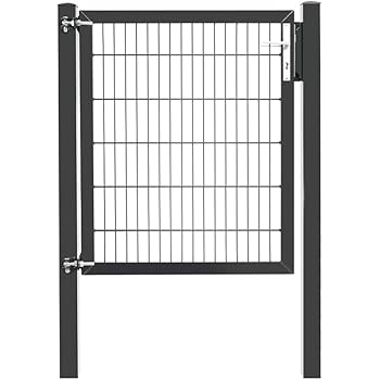 Camas Industrietor Ca 1230 Mm X 1250 Mm Anthrazit Ral 7016 Das Robuste Gartentor Fur Doppelstabmattenzaun Amazon De Kuche Haushalt