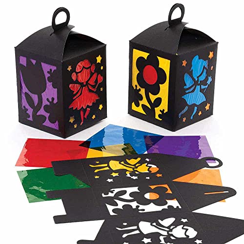 Baker Ross Feenhaus-Teelichthalter Aus Keramik – 3er Pack, 8x6x6,5 Cm, Bastelset Für Kinder Zum Bemalen & Dekorieren
