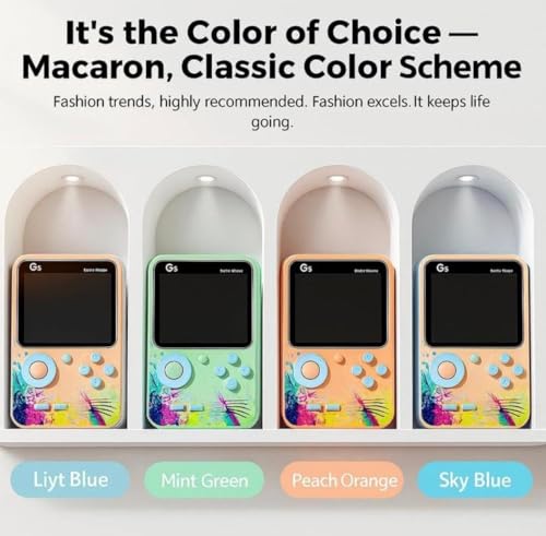 Image of Storio G5 Handheld Game Console for Kids | Retro Gaming Device with 3.0 Inch HD Screen | 500 Built-in Classic Games | AV Output | Portable Video Game Player for Boys & Girls | Multicolour