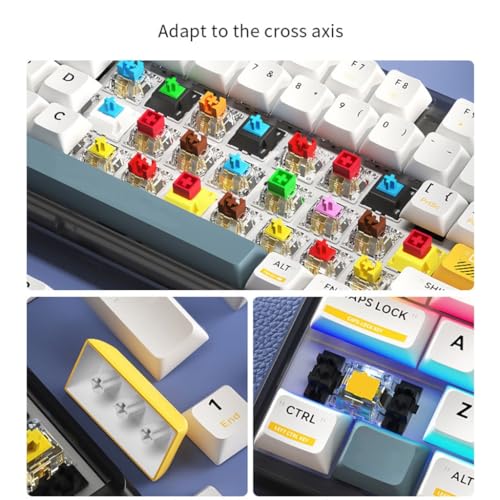 Teclas de teclado para interruptores MX con diseño mecánico minimalista 2