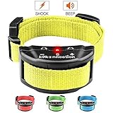 K9KONNECTION Dog No Bark Shock Collar Training System with Harmless Warning Beep & 7 Levels of Adjustable Sensitivity Control for Small, Medium & Large Dogs - Manual Included
