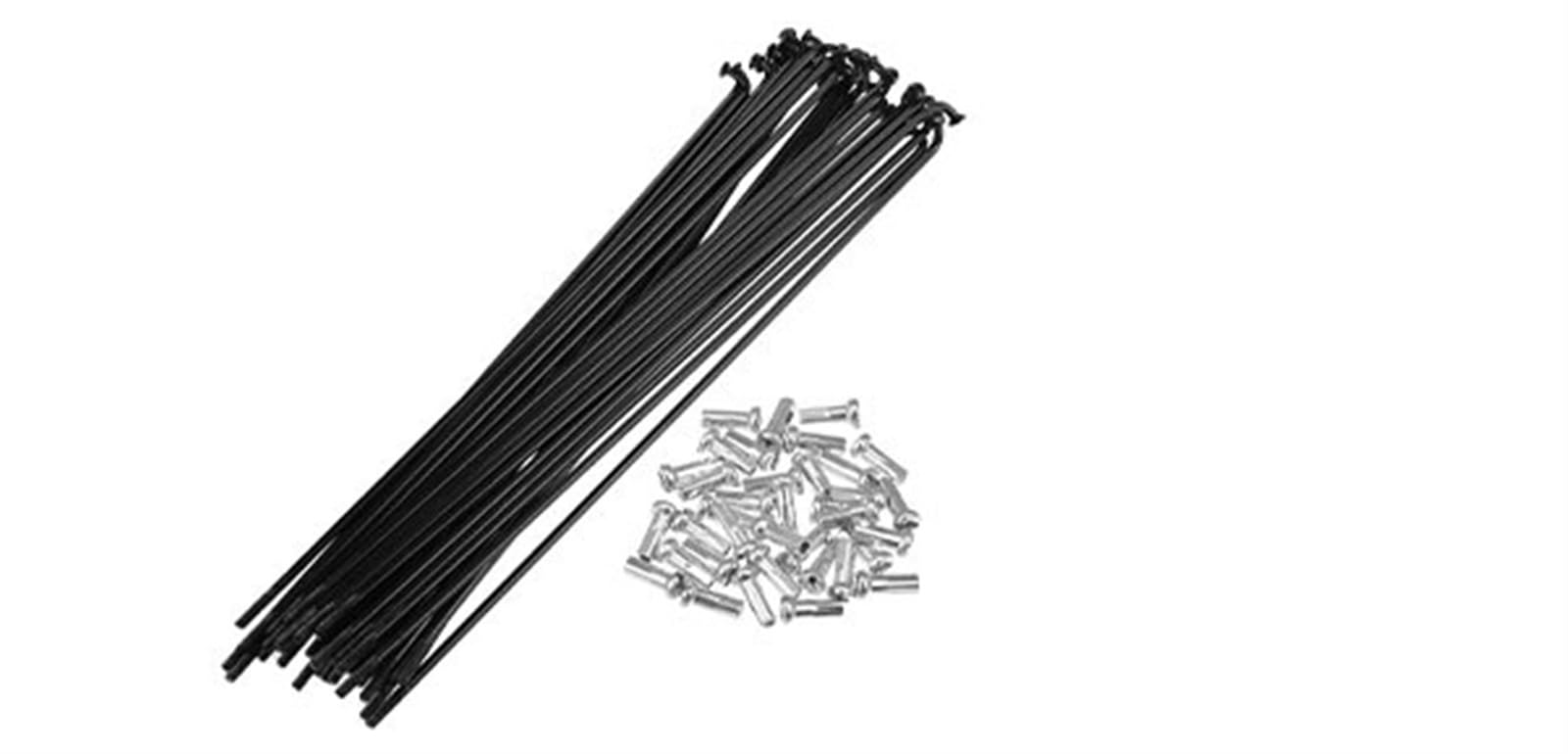 36 radios de acero para bicicleta de 14 G, 119 mm, 125 mm, 136 mm, 138 mm, 141 mm, 144 mm, 153 mm, 158 mm, 169 m, radios de ciclo con pezones