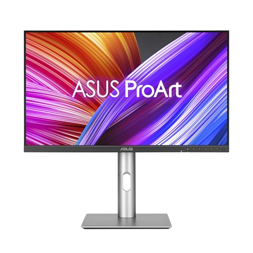 ASUS ProArt Display 24” (23.8 inch viewable) 1440P Professional Monitor (PA24ACRV) – IPS, QHD (2560 x 1440),Pre-Calibrated, 95% DCI-P3, ΔE  2, Calman Verified, USB-C PD 96W, HDR400, 3 yr Warranty