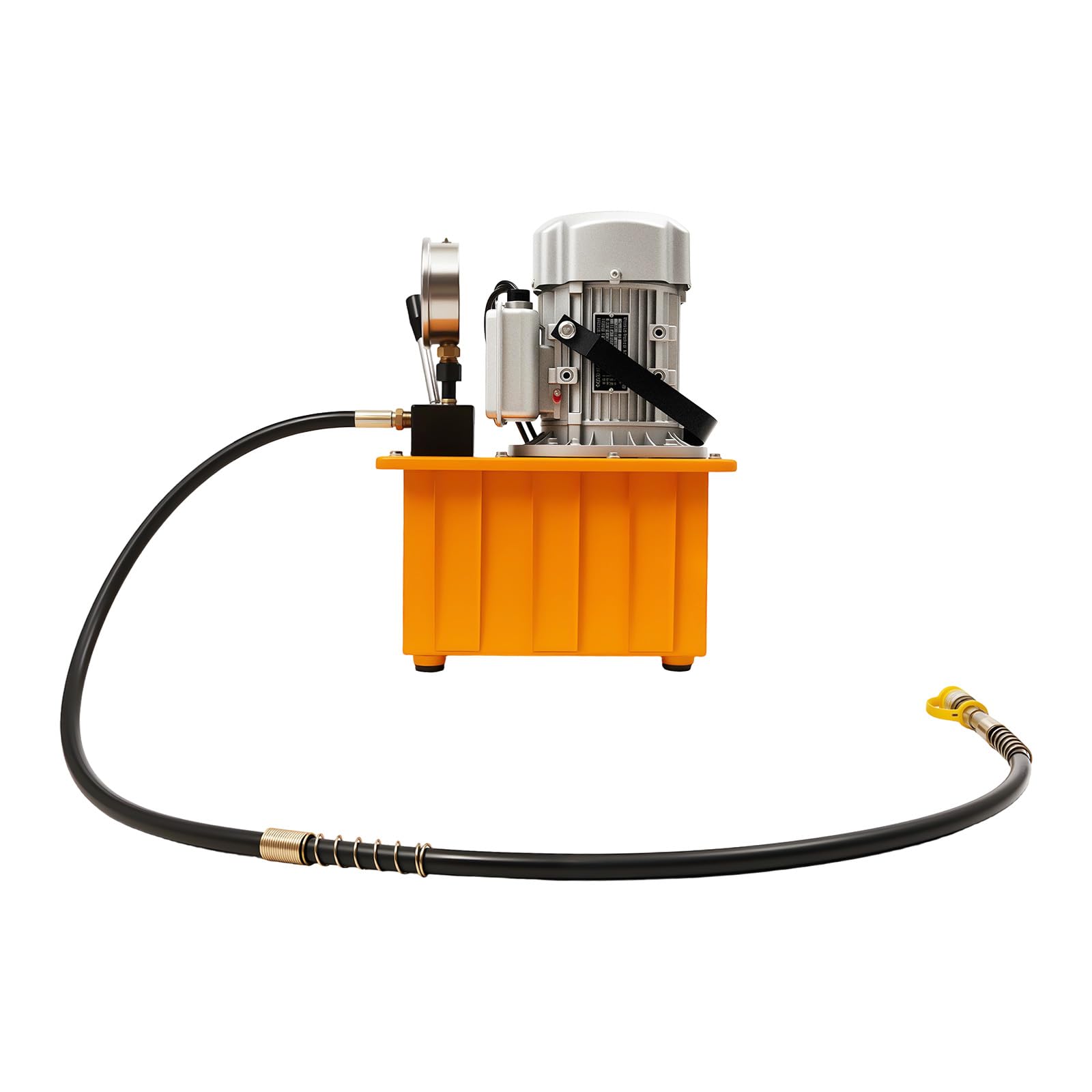Pompa idraulica elettrica 750 W, pompa idraulica 700 bar 70 MPa con interruttore a pedale e valvola magnetica, serbatoio da 7 l, generatore idraulico elettrico per pressa da officina, ponte