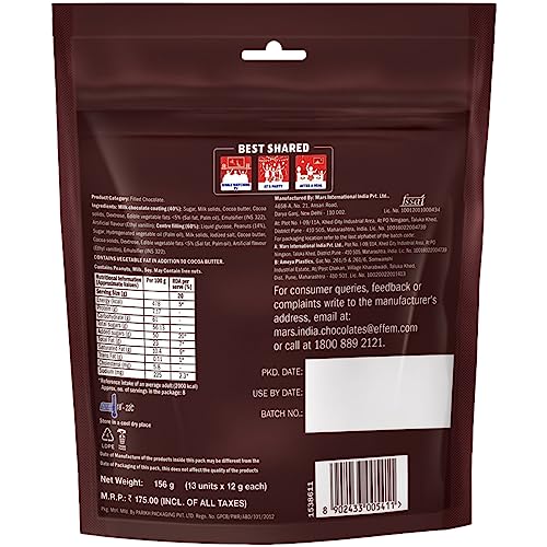 Image of Snickers Family Treats Peanut Filled Chocolate Pouch, 2 X 168 Gm - 336 Gm