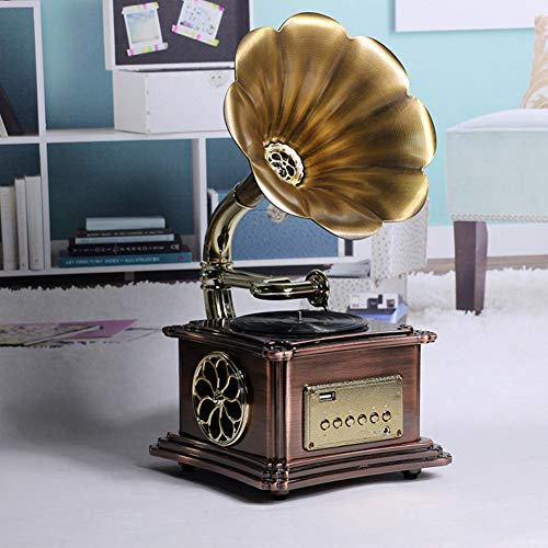 TITO Haut-parleur Bluetooth rétro – Platine vinyle – Platine vinyle – Haut-parleur sans fil – Lecteur CD – Entrée… - Les Beatles, Paul McCartney, John Lennon, RIngo Starr, George Harrison TITO Haut-parleur Bluetooth rétro - Platine vinyle - Platine vinyle - Haut-parleur sans fil - Lecteur CD - Entrée… – Image 3