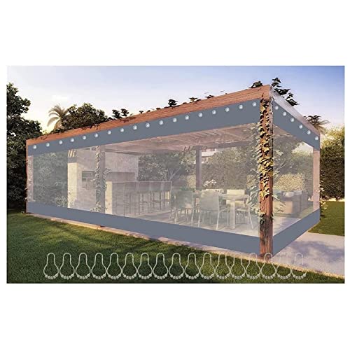 STRMAX hV[g,OphJ[e vX`bN^[| PVC 0.5mm ~Vڕt prI oRj[J[e p[SAeXAegTChJ[ep (Color : Clear, Size : 1.8x5m)