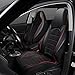 Lykaci Fundas de cuero delanteras for el asiento del automóvil de la...