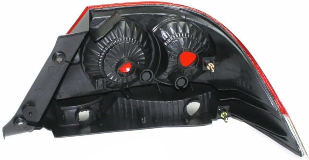 CarLights360 For 2004-2007 Mitsubishi Lancer Pair Rear Tail Light Driver and Passenger Side Unit ES/LS MI2800119 MI2801119 For MN161945 MN161946