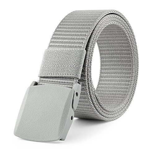 Image of JASGOOD Nylon Canvas Breathable Military Tactical Men Waist Belt With Plastic Buckle