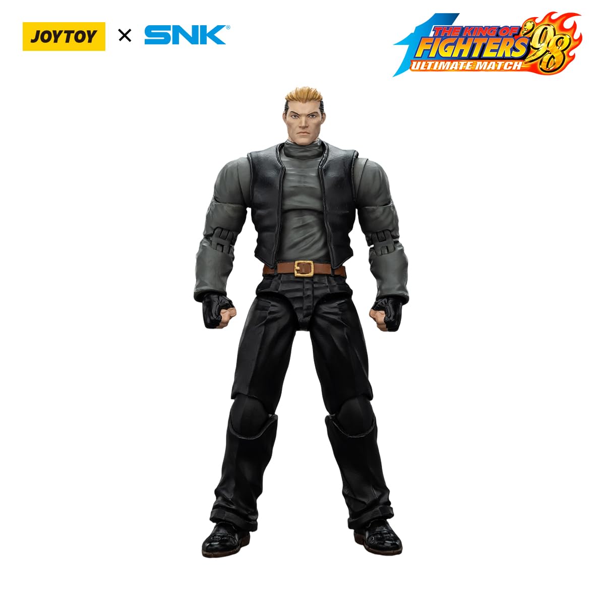 JOYTOY SNK Figurka 1/18 KOF 98UM 97 Special Team Ryuji Yamazaki Kolekcjonerskie prezenty, zabawki dla dzieci w wieku 15+ i dorosłych 13 cm przedsprzedaż