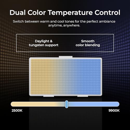 Image of Digitek LED-D432 Bi LED Video Light Studio, for YouTube Video, Product Photography, Makeup Shoot and More (Battery not Included)