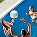 Conderyang 3 Pack Water Pool Basketball Size 3 Aqua Blue Rubber Waterproof Water Basketball for Swimming Pool Ball Lake Hoop Games (7 Inch)