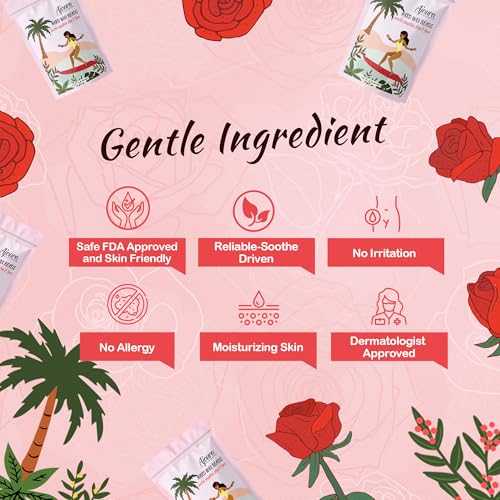 Image of Ajoura 1lb Hard Rose Wax Beans for Full Body Hair Removal - Bikini, Face, Eyebrow, Back, Chest, Legs, Armpit, Upper Lip, Refill for Wax Warmer Kit (Pink)