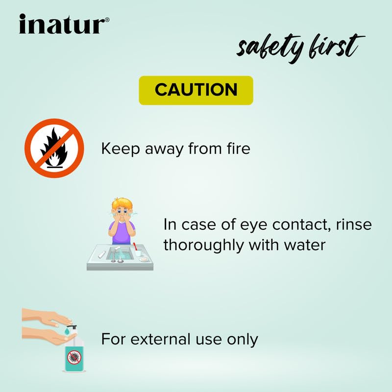 inatur Refreshing Hand Sanitizer Spray| Alcohol-Based, 99.9% effective against Germs | Gentle on Skin & Safe for Surfaces, Disinfectant | Liquid Hand Sanitizer 250ml for Effective Daily Hygiene - Image 8 thumbnail