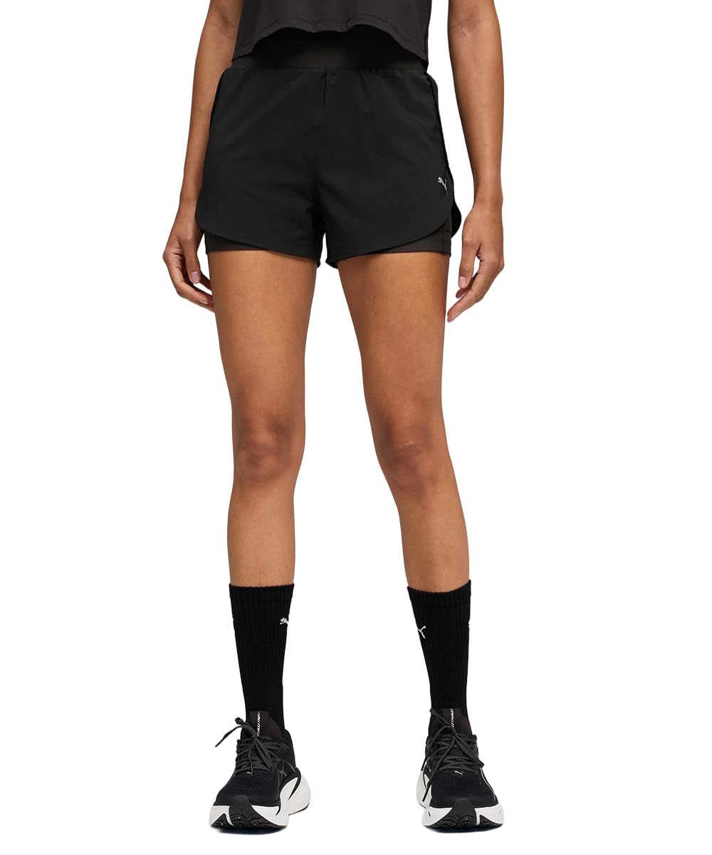 PUMA Damen Dreamrun 2-in-1 dryCELL 3" Laufshorts