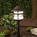 Paradise Laurentide Low Voltage 11W/12V 3 Tier Walklight, Path Light, GL22764, Black