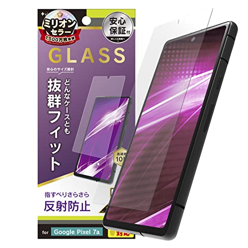 simplism �V���v���Y�� GooglePixel7a�p �P�[�X�Ƃ̑��� ���˖h�~ ��ʕی십���K���X TR-PX237A-GLS-AG