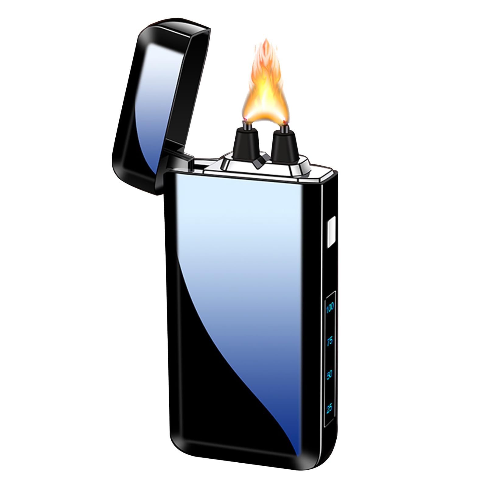 Amazon.co.jp: YOZWOO 電気ライター 充電式ライター Type-C プラズマ